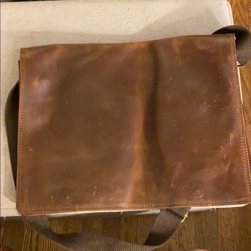 Pelle leather satchel bag